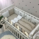 lenjerie patut bebe maro